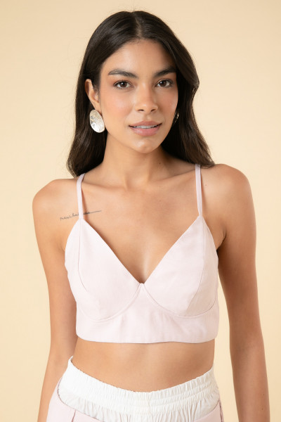 Cropped Vasti Rosa