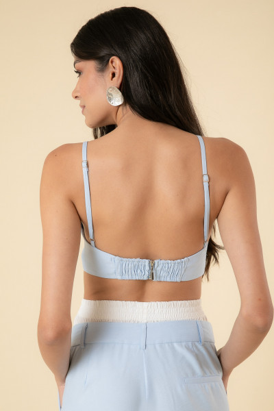Cropped Vasti Azul