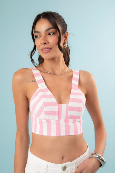 Cropped Emilia Rosa
