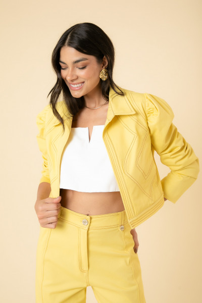Jaqueta Alana Amarelo