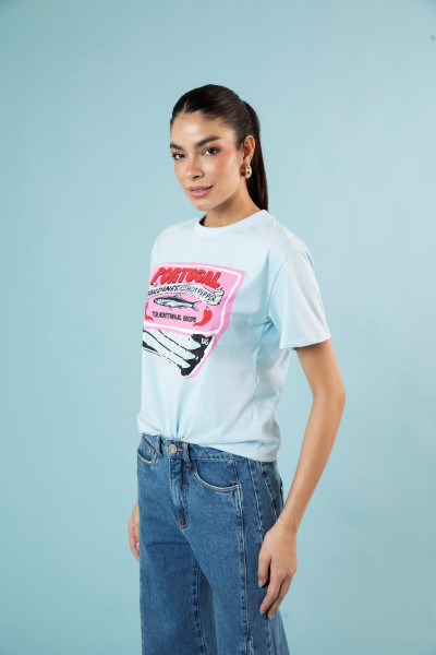 T-Shirt Hot Pepper Azul
