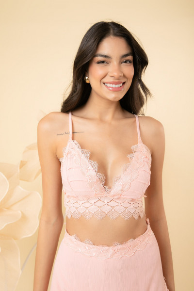 Top Lilly Rosa