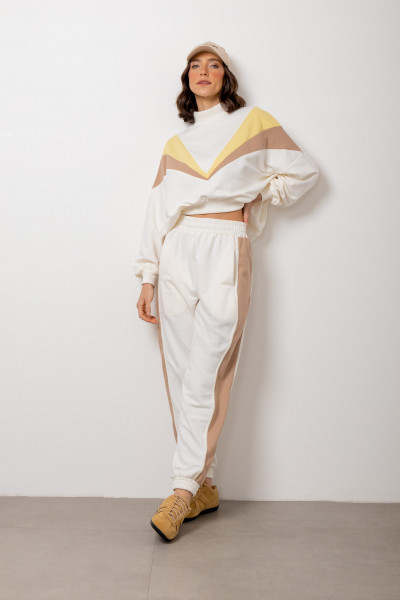 Calça De Moletom Cozy Off White