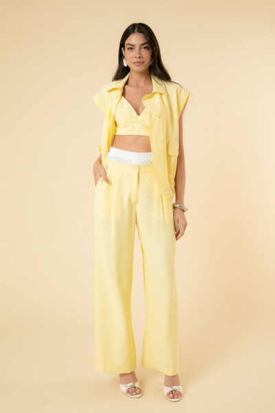 Calça Vasti Amarelo