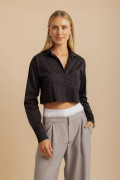 Camisa Nó Grid Preto