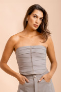 Blusa Flicker Cinza 