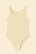 Body Malha Track Manteiga