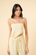  Top Bandana Ayla Amarelo