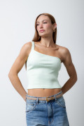 Blusa Fran Canelada Verde