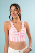 Cropped Emilia Rosa