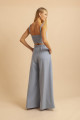 Calça Pantalona Alfaiataria Alley Azul Claro
