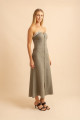 Vestido Elastico Pulse Verde Militar