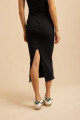 Vestido Longo Malha Track Preto