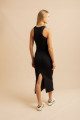 Vestido Longo Malha Track Preto