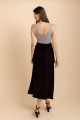 Vestido Longo Com Amarração Arc Preto