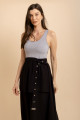 Vestido Longo Com Amarração Arc Preto