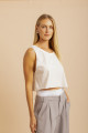 Regata Malha Hotfix Off White