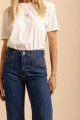 Calça Reta Jeans  