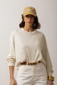 Blusa Cora Meia Malha Areia