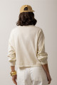 Blusa Cora Meia Malha Areia