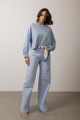 Blusa Cora Meia Malha Azul