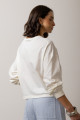 Blusa Cora Meia Malha Off White