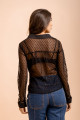 Camisa Franzida Charm Preto