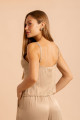 Blusa De Amarração Barolo Bege