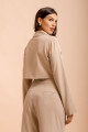 Blazer Cropped Nômade Areia 