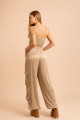 Calça Cargo Barolo Bege