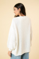 Cardigan Clarissa Tricô Off White