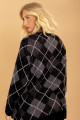 Casaco Jacquard Preto 
