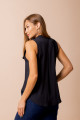  Blusa Babado Breeze Preta
