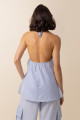 Blusa Amarração Lui Azul