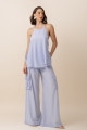 Blusa Amarração Lui Azul