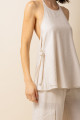 Blusa Amarração Lui Bege