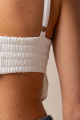 Cropped Babados Lina Off White