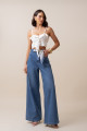 Cropped Babados Lina Off White