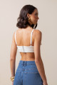 Cropped Babados Lina Off White