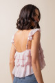Blusa Babado Ava Rosa