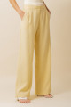 Calça Pantalona Plum Amarela  