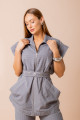 Colete Oversized Risca Ray Cinza 