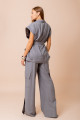 Colete Oversized Risca Ray Cinza 