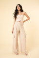 Calça Olivia Flat Ice Bege