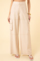 Calça Olivia Flat Ice Bege