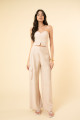 Calça Olivia Flat Ice Bege