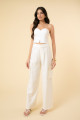 Calça Olivia Flat Ice Off White