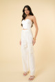Calça Olivia Flat Ice Off White