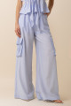 Calça Ampla Lui Azul