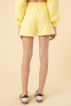 Shorts Livia Moletom Amarelo